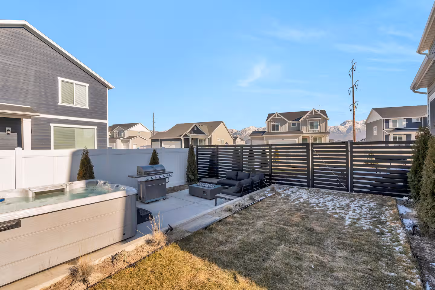 Fenced Backyard