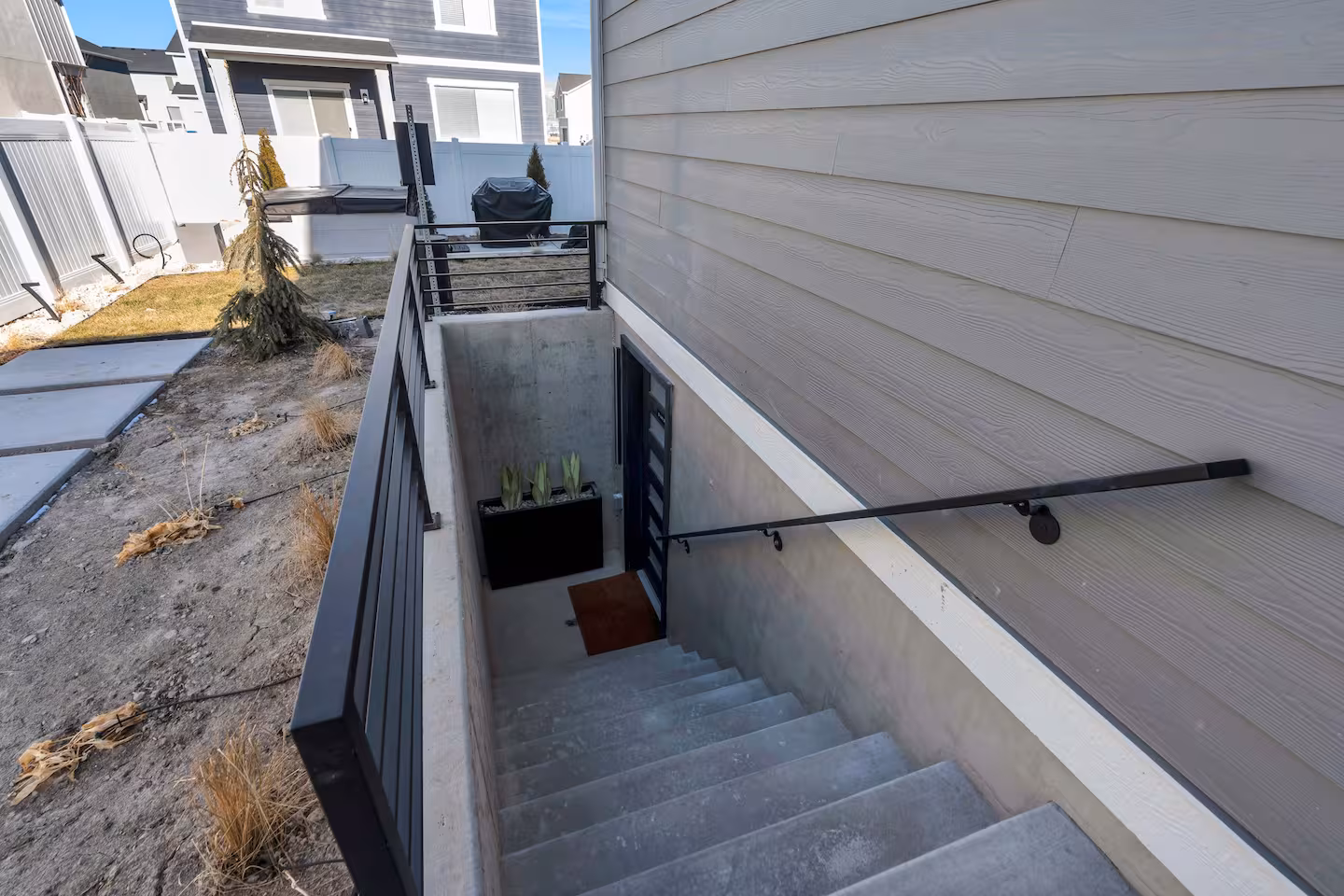 Private basement entrance